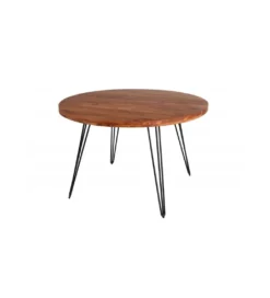 Stół GEDREZ 120 cm drewno akacja*Invicta Interior Best