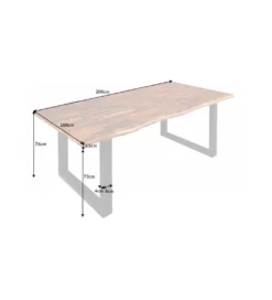 Stół Genesis 160 cm drewno akacja*Invicta Interior Sale