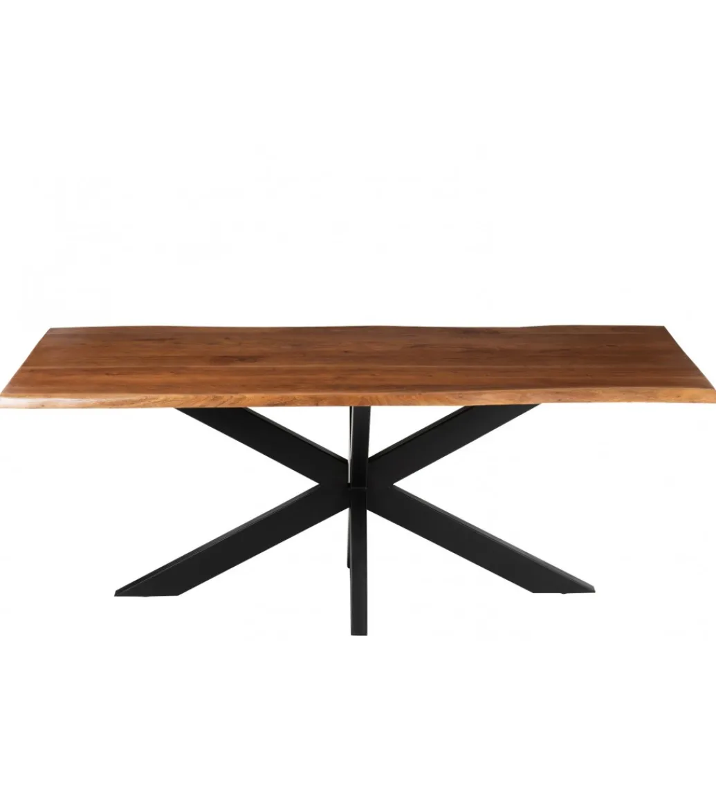Stół GERARD 200 cm Drewno Akacja brąz*J-Line Outlet
