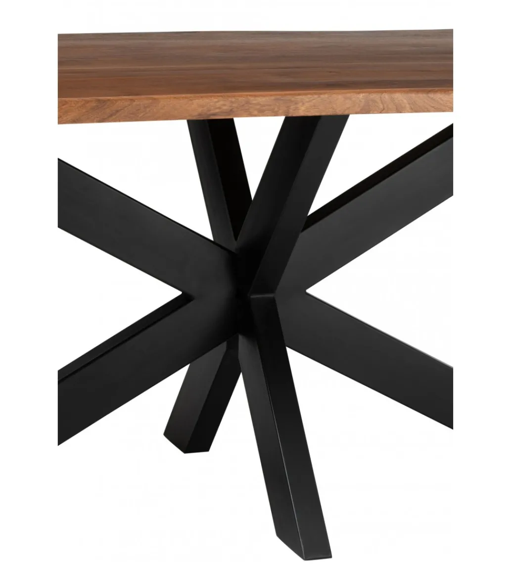 Stół GERARD 200 cm Drewno Akacja brąz*J-Line Outlet