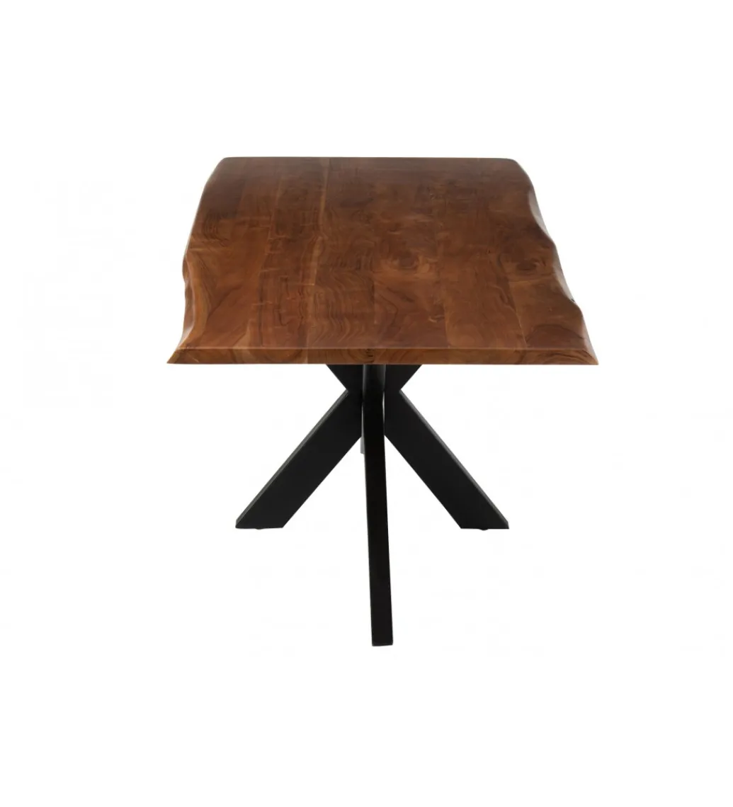Stół GERARD 200 cm Drewno Akacja brąz*J-Line Outlet
