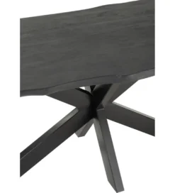 Stół GERARD 200 cm Drewno Mango Czarny*J-Line Outlet