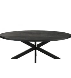 Stół GERARD 210 cm drewno mango czarny*J-Line Clearance