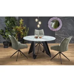 Stół GIOVANI 135 ceramika w optyce zielonego marmuru*Halmar Discount