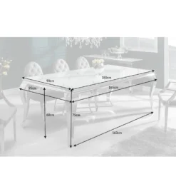 Stół GLORIA 180 cm optyka marmuru*Invicta Interior