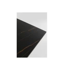 Stół GLORIA 180 x 90 cm ceramiczny blat czarny*KDesign