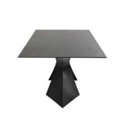 Stół GLORIA 180 x 90 cm ceramiczny blat czarny*KDesign