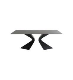 Stół GLOYRIA 200 cm ceramika w optyce czarnego marmuru*KDesign Outlet