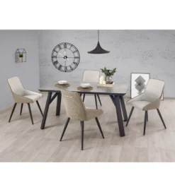 Stół HALIFAX 160 cm w optyce betonu*Halmar