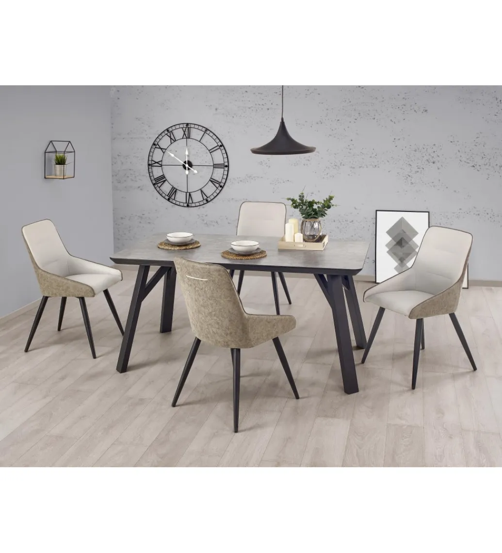 Stół HALIFAX 160 cm w optyce betonu*Halmar