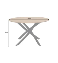 Stół HELIX 120 cm naturalny*Invicta Interior - przedsprzedaż Discount