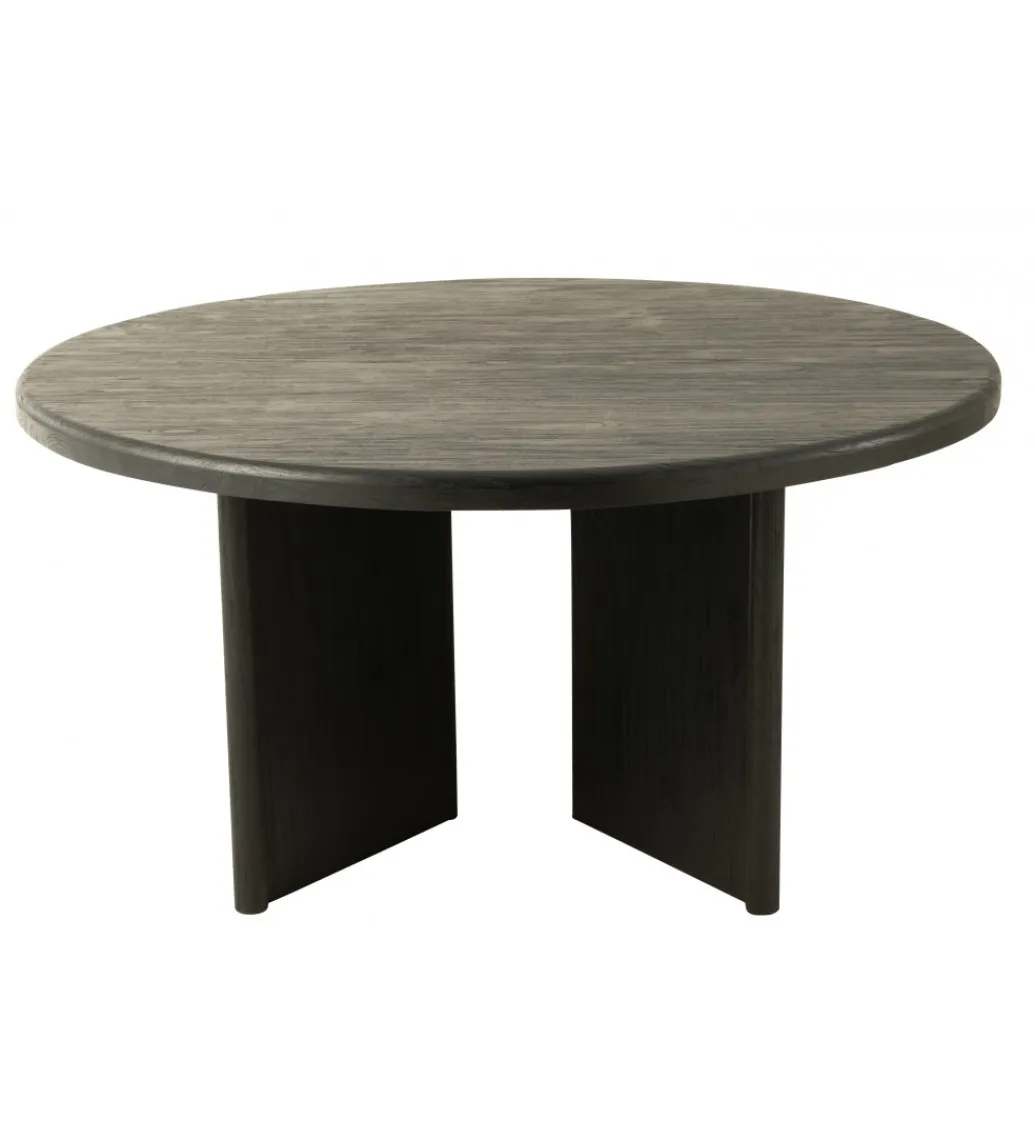 Stół HERAS 150 cm drewno teak czarny*J-Line