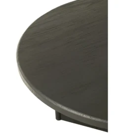 Stół HERAS 150 cm drewno teak czarny*J-Line