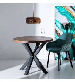 Stół HOPIN 90 cm Brązowy*Zona-Design Best