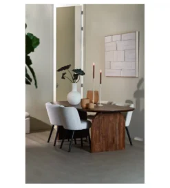 Stół INDORE 220 cm drewno akcja naturalny*L&L Sale