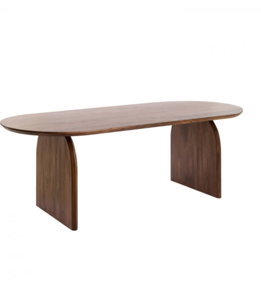 Stół INDORE 220 cm drewno akcja naturalny*L&L Sale