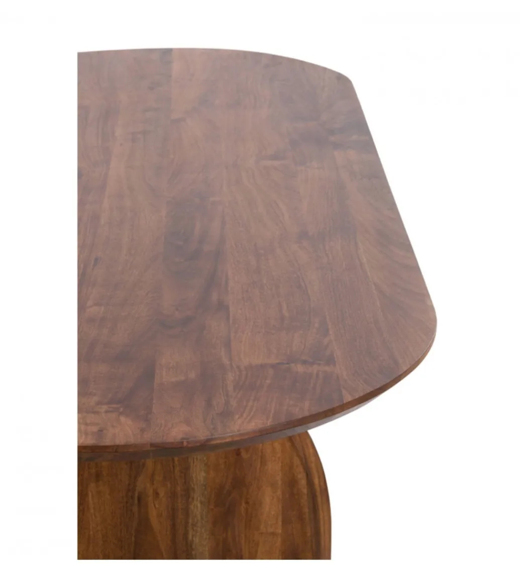 Stół INDORE 220 cm drewno akcja naturalny*L&L Sale