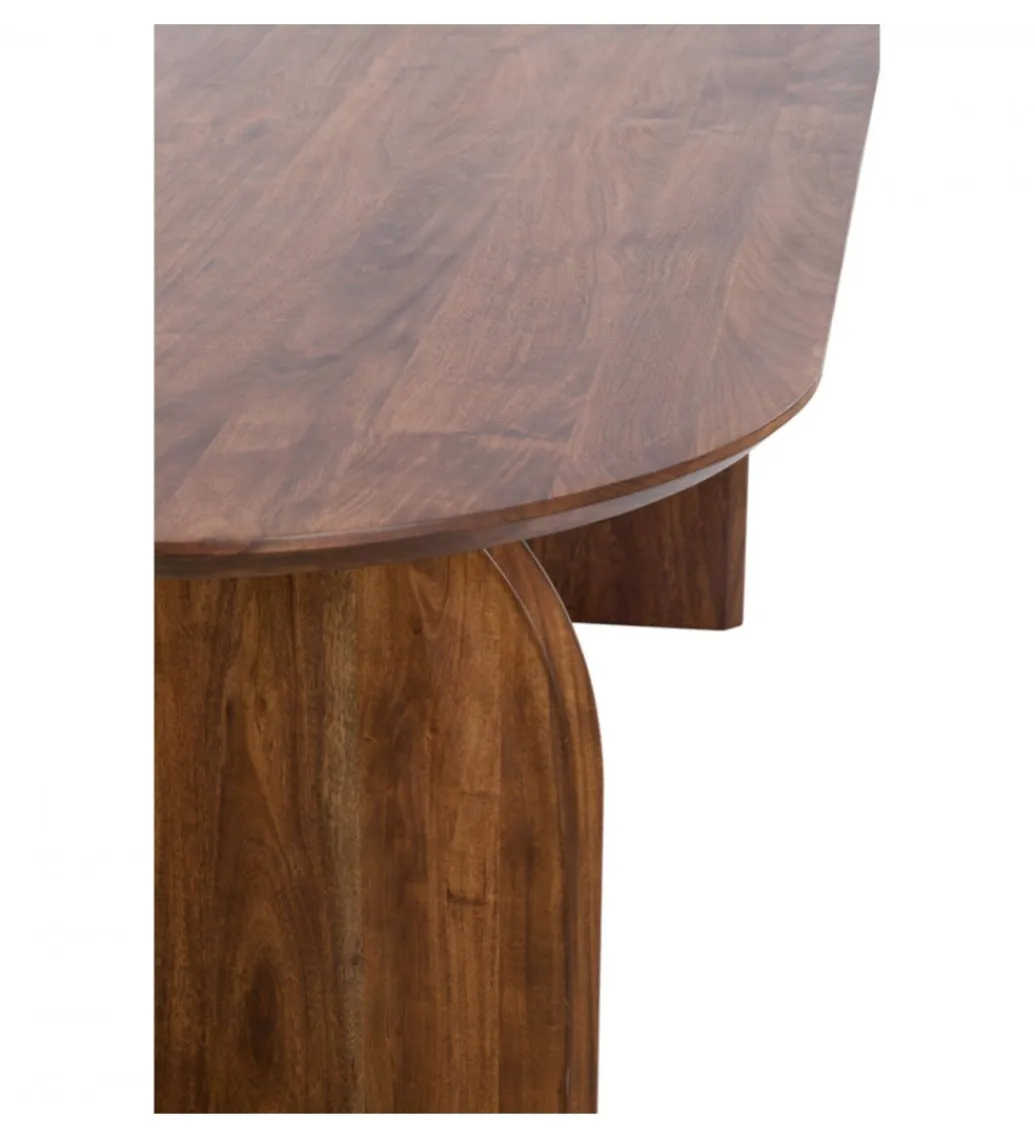 Stół INDORE 220 cm drewno akcja naturalny*L&L Sale
