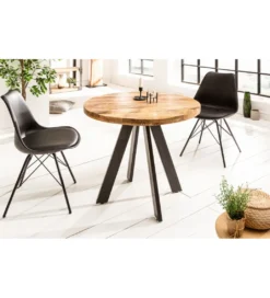 Stół Iron Craft 80 cm drewno Mango*Invicta Interior Hot