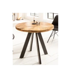 Stół Iron Craft 80 cm drewno Mango*Invicta Interior Hot