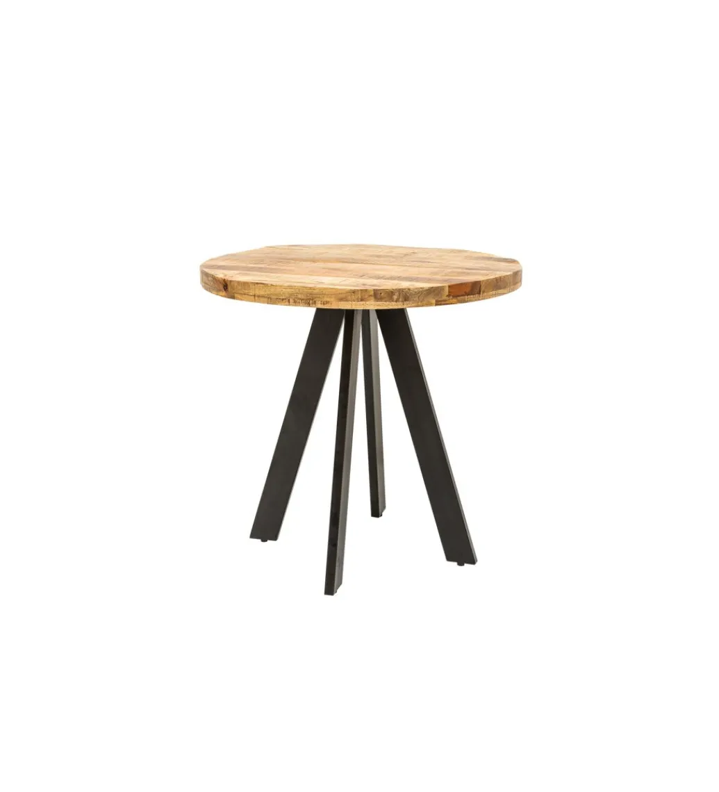 Stół Iron Craft 80 cm drewno Mango*Invicta Interior Hot