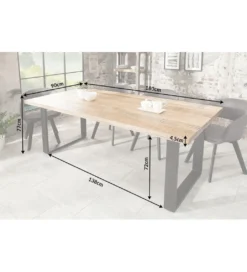 Stół Iron Craft 180 cm drewno Mango*Invicta Interior New
