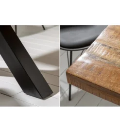 Stół Iron Craft X 160 cm drewno Mango*Invicta Interior