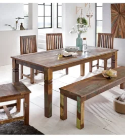 Stół JAKARTA Kalkutta 120 cm drewno mango*WOHNLING, GERMANY Online