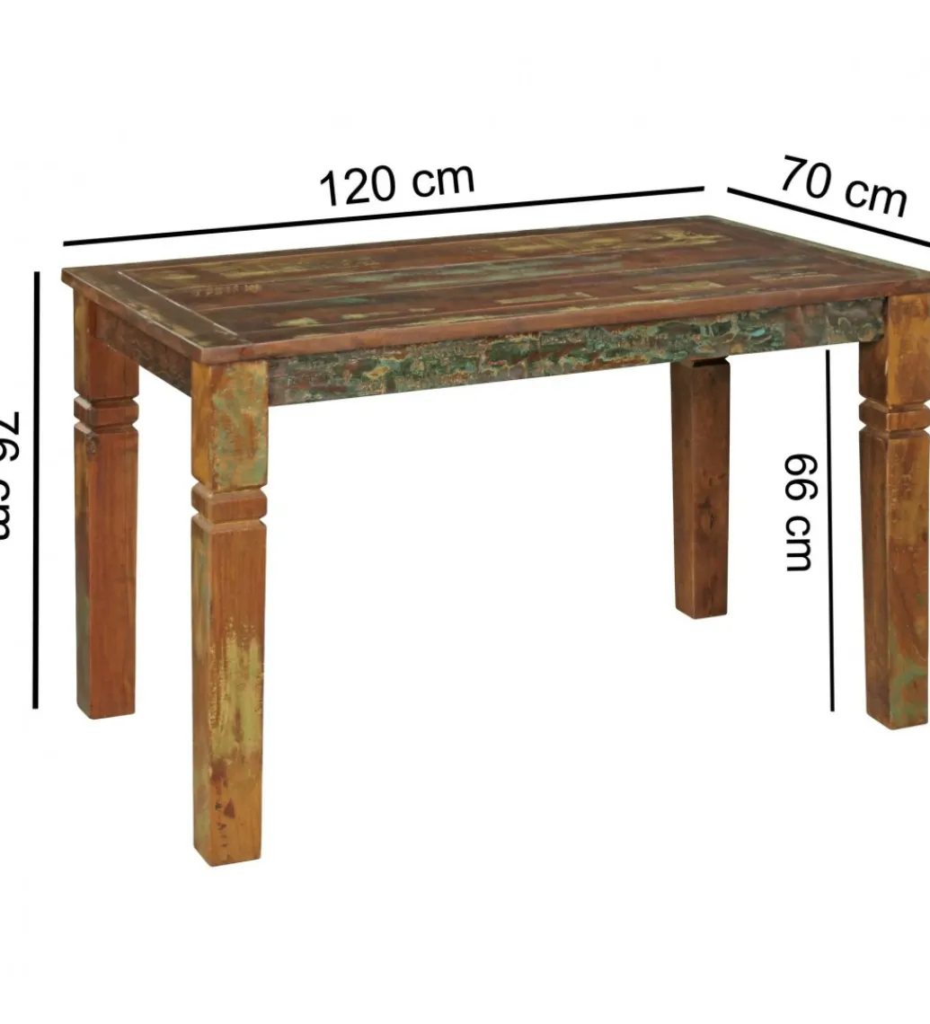 Stół JAKARTA Kalkutta 120 cm drewno mango*WOHNLING, GERMANY Online
