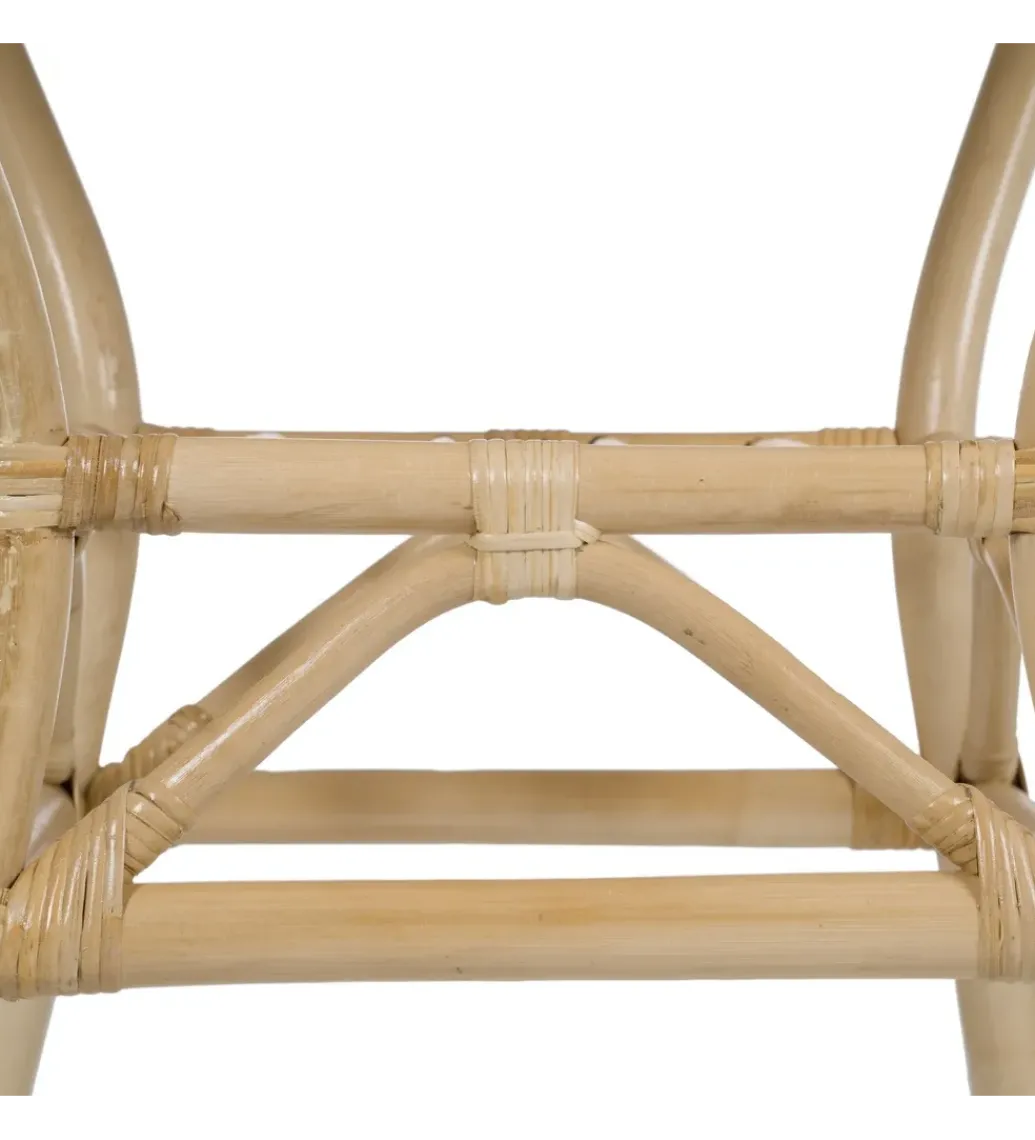 Stół KAPE 75 cm ratan naturalny*Zona-Design Outlet