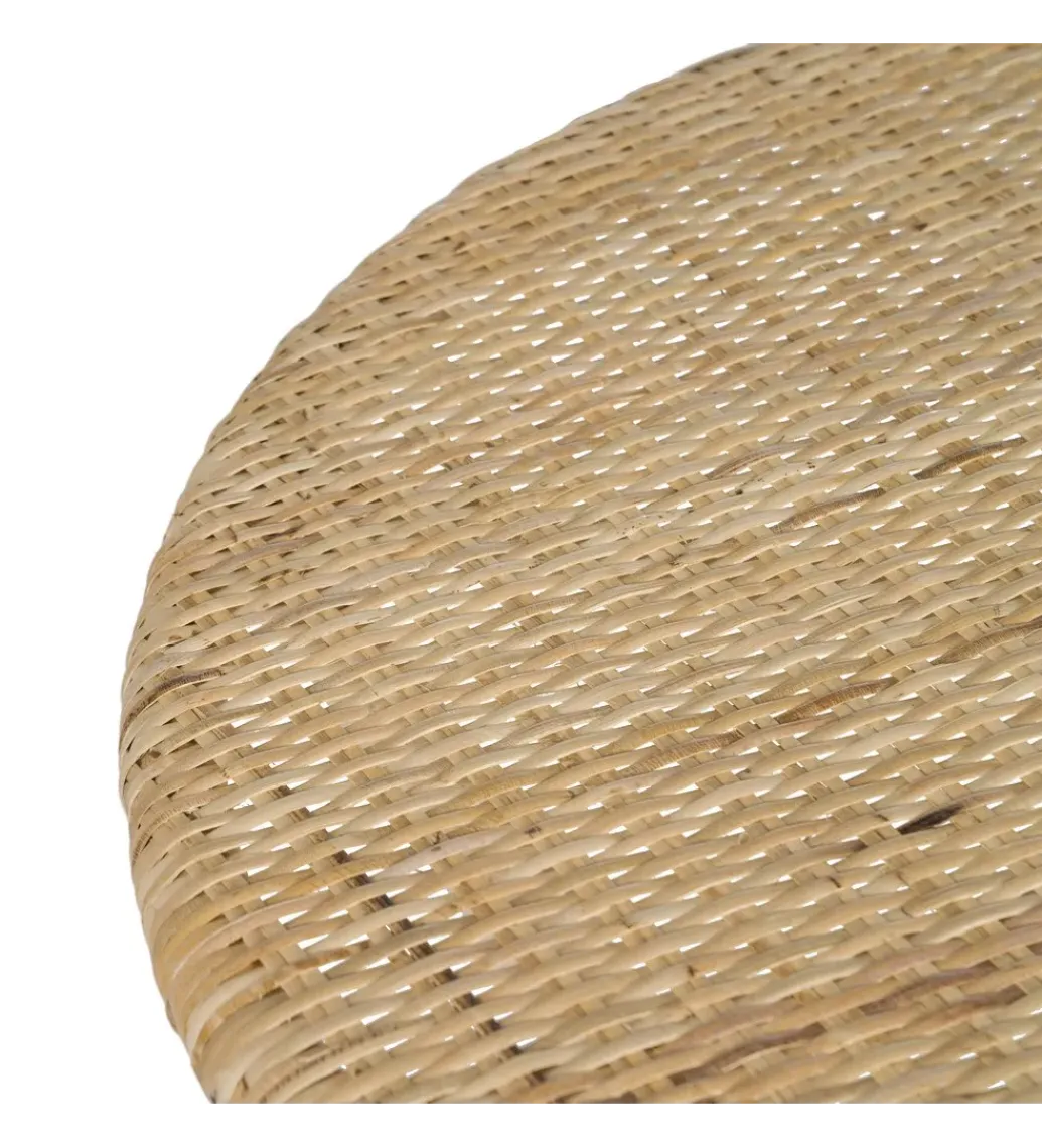 Stół KAPE 75 cm ratan naturalny*Zona-Design Outlet
