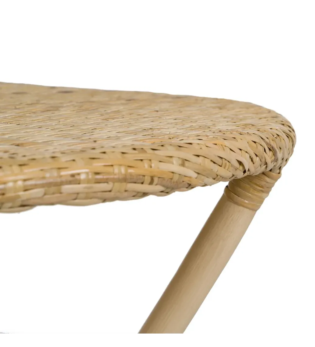 Stół KAPE 75 cm ratan naturalny*Zona-Design Outlet