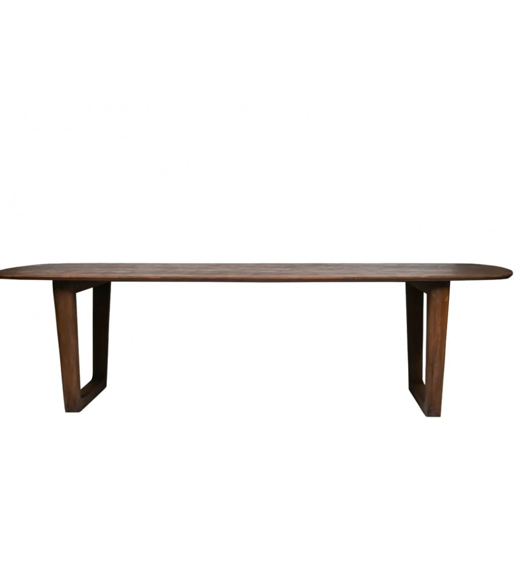 Stół KORTE 270 cm drewno mango brązowe*LF-Design Clearance