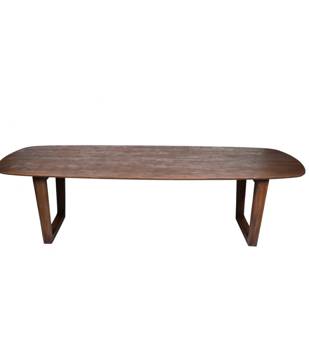 Stół KORTE 270 cm drewno mango brązowe*LF-Design Clearance