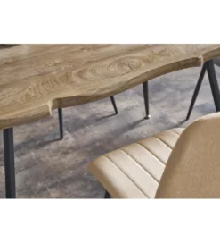 Stół LARSON 120 cm w kolorze dąb naturalny*Halmar Sale