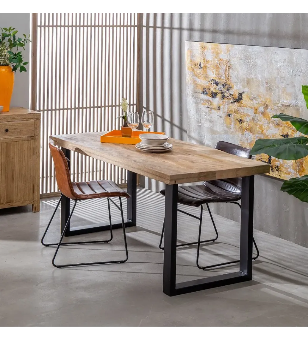 Stół LEGTRY 160 cm drewno mango naturalny*Zona-Design