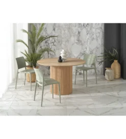 Stół LOPEZ 120 cm w kolorze dąb naturalny*Halmar Online