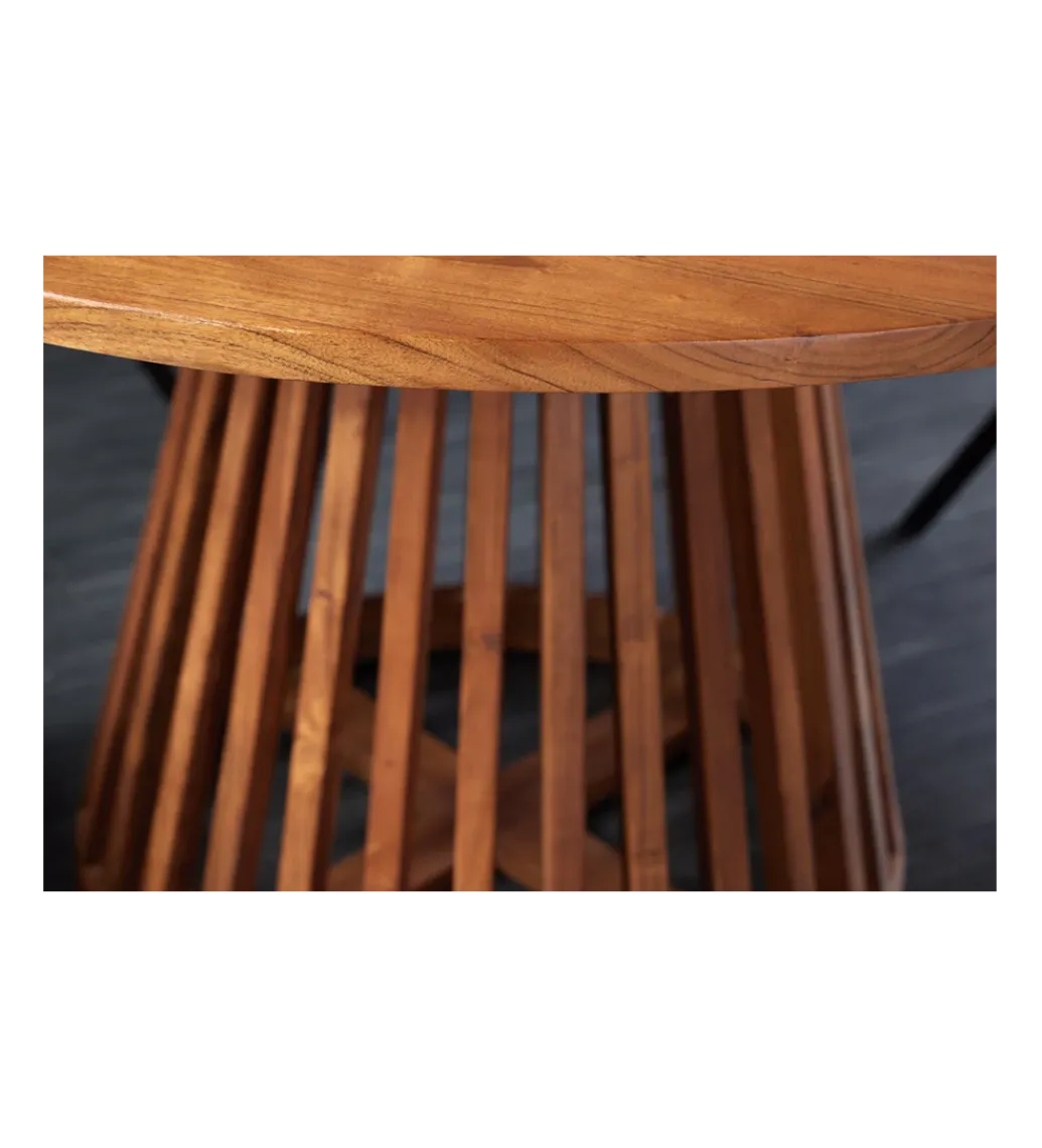 Stół MAISON JADE 120 cm okrągły drewno akacja*Invicta Interior