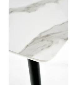 Stół MARCO 120 cm w optyce białego marmuru*Halmar Hot