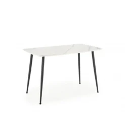 Stół MARCO 120 cm w optyce białego marmuru*Halmar Hot