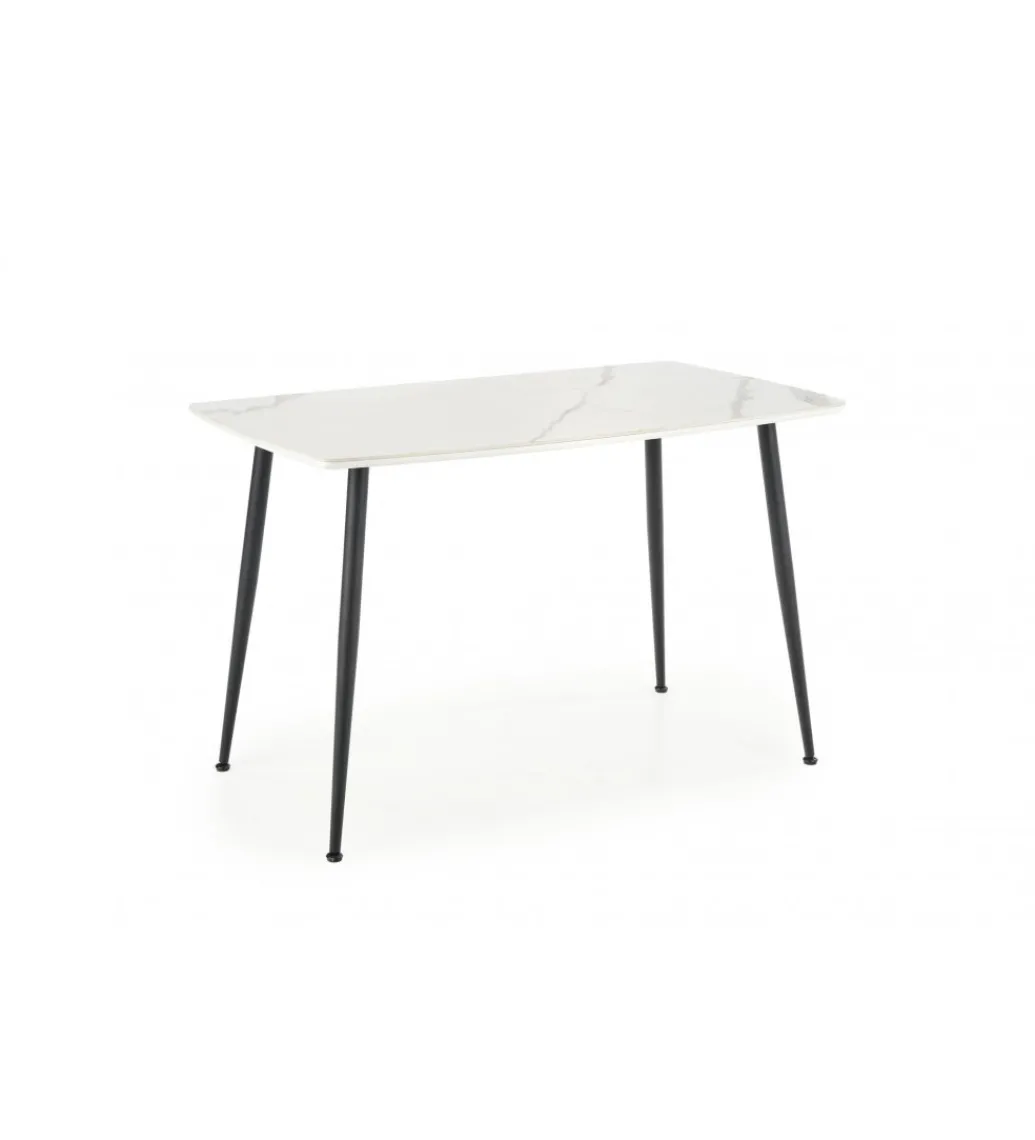 Stół MARCO 120 cm w optyce białego marmuru*Halmar Hot
