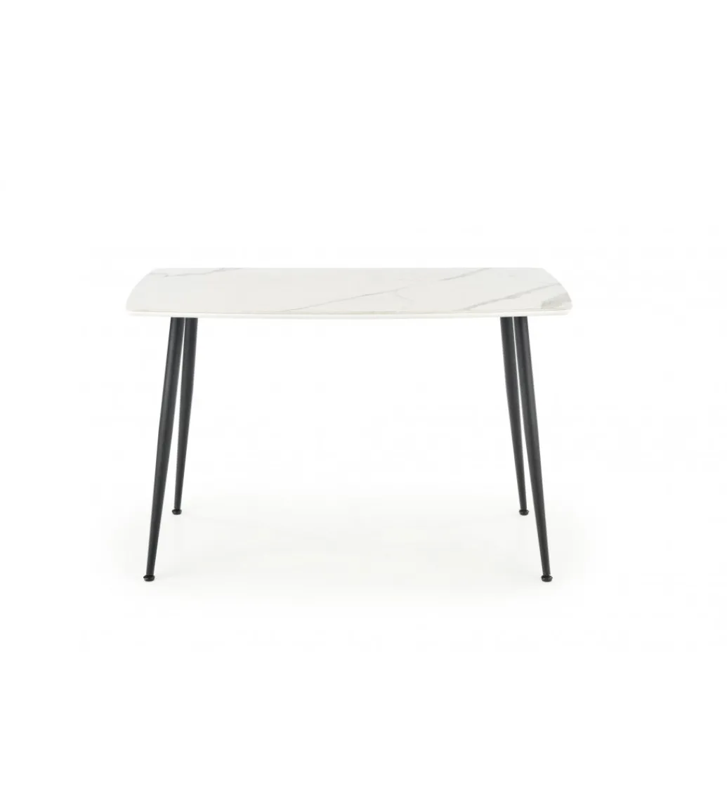 Stół MARCO 120 cm w optyce białego marmuru*Halmar Hot