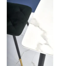 Stół MARCO 120 cm w optyce białego marmuru*Halmar Hot