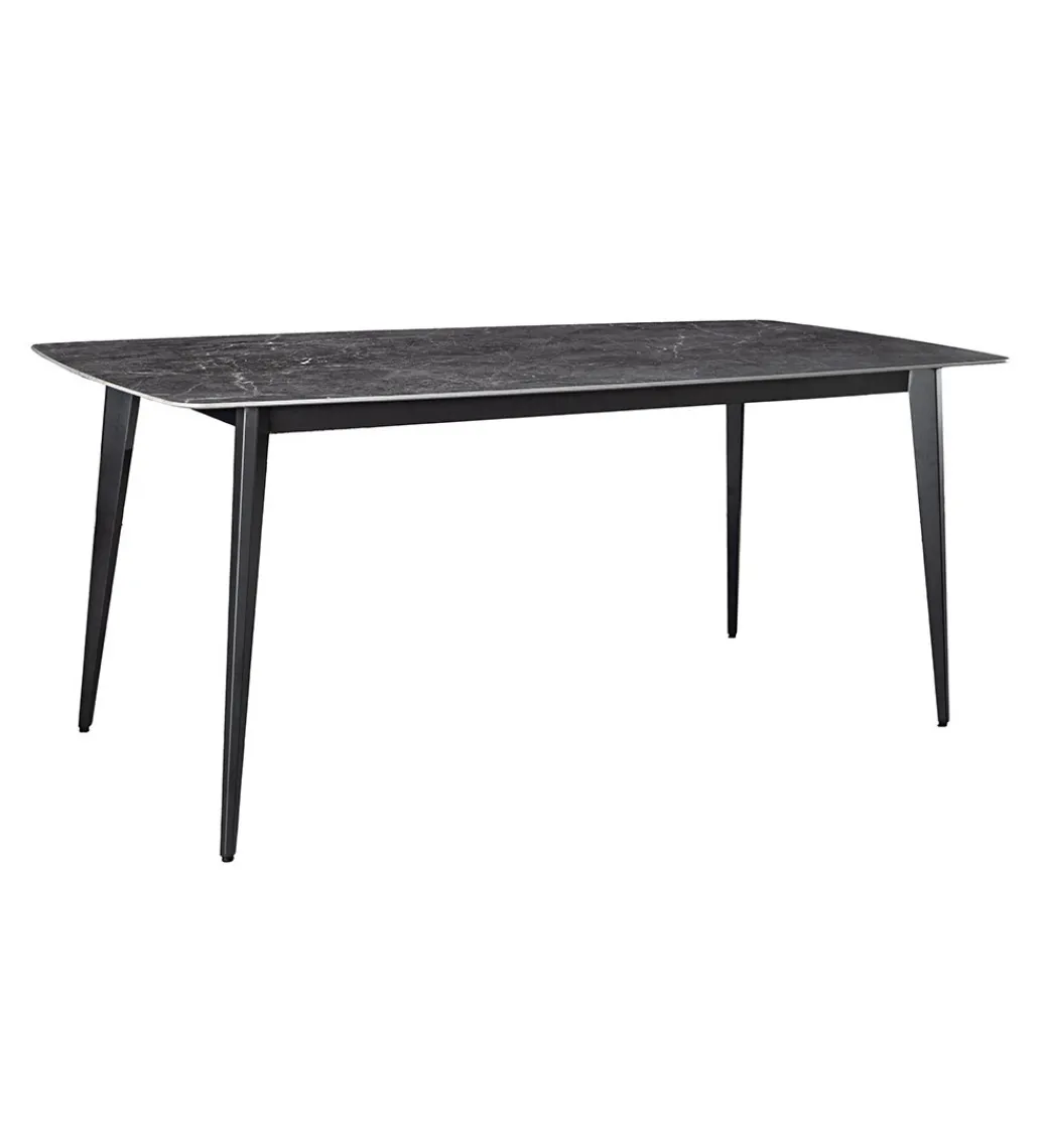 Stół MILANO 180 cm ceramiczny blat antracyt*Invicta Interior Discount