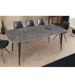 Stół MILANO 180 cm ceramiczny blat antracyt*Invicta Interior Discount
