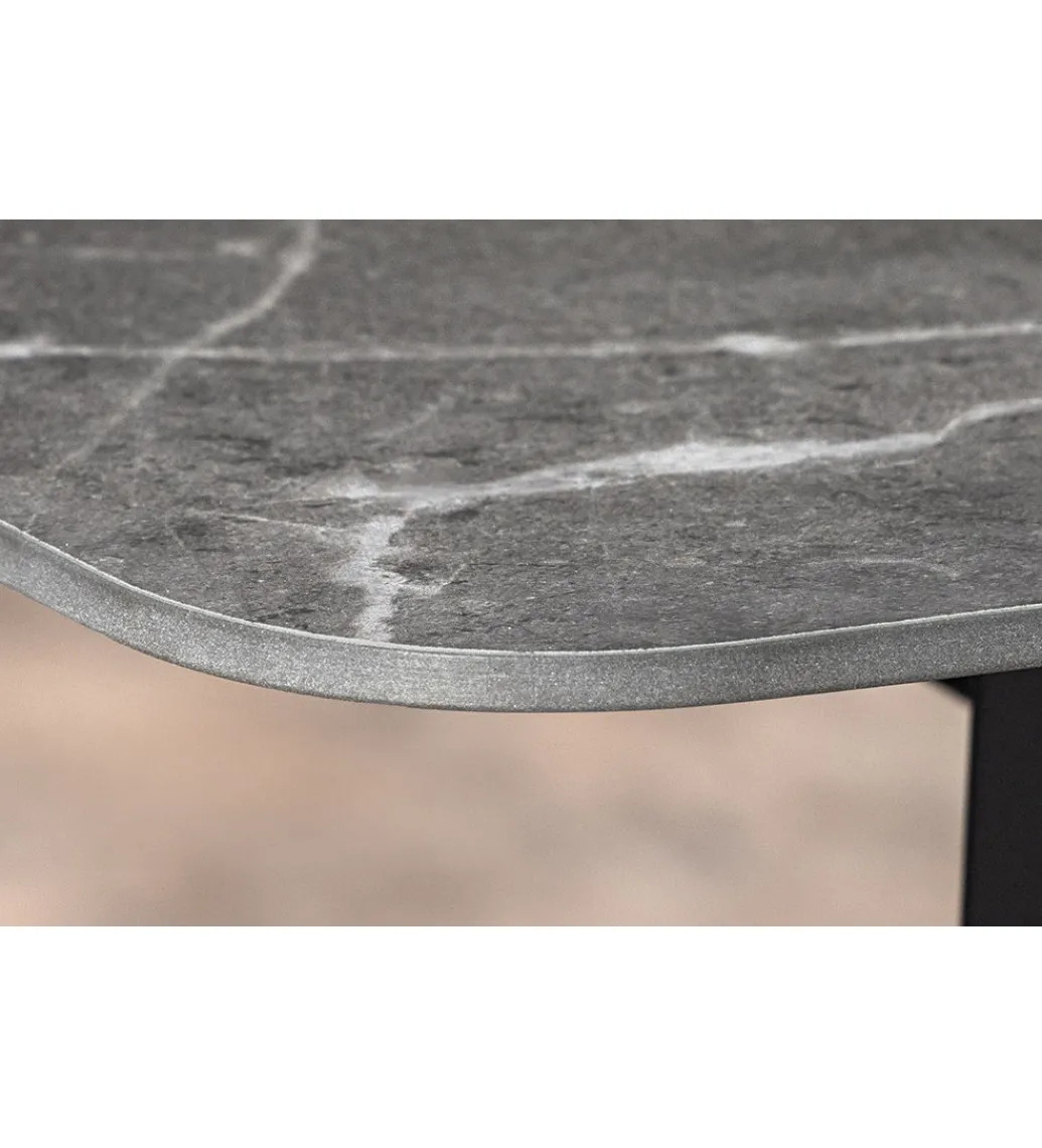 Stół MILANO 180 cm ceramiczny blat antracyt*Invicta Interior Discount