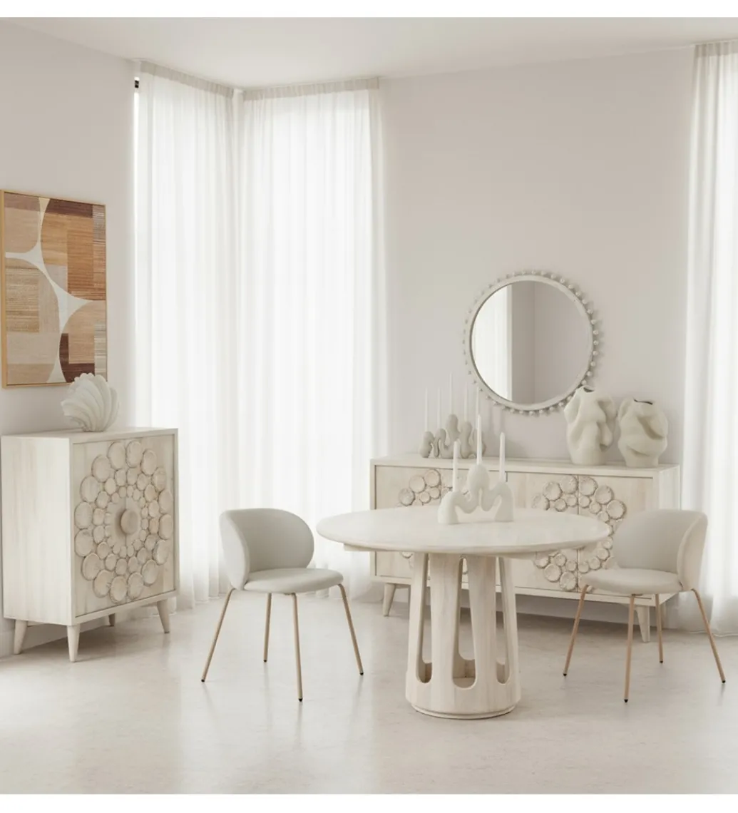 Stół MONEART 120 cm drewno mango*Exclusivas Discount