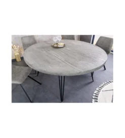 Stół MORENA 120 cm drewno mango szary*Invicta Interior Online