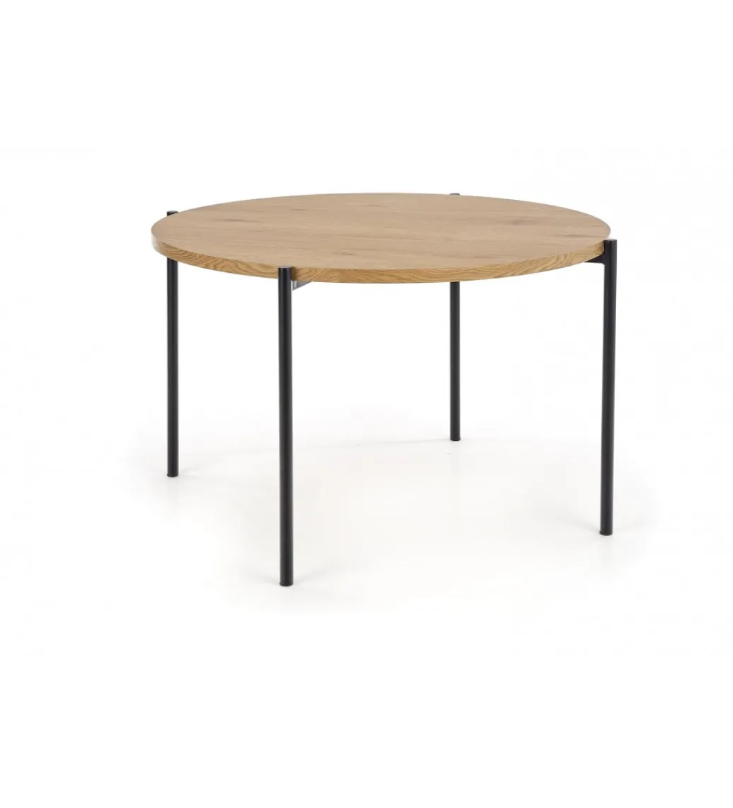 Stół MORGAN 120 cm w kolorze dąb złoty*Halmar Discount