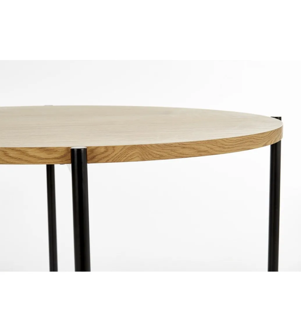 Stół MORGAN 120 cm w kolorze dąb złoty*Halmar Discount